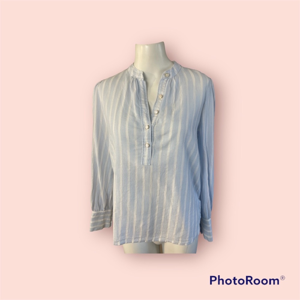 Roberta Roller Rabbit Long Sleeve Cuff Button Tun… - image 1